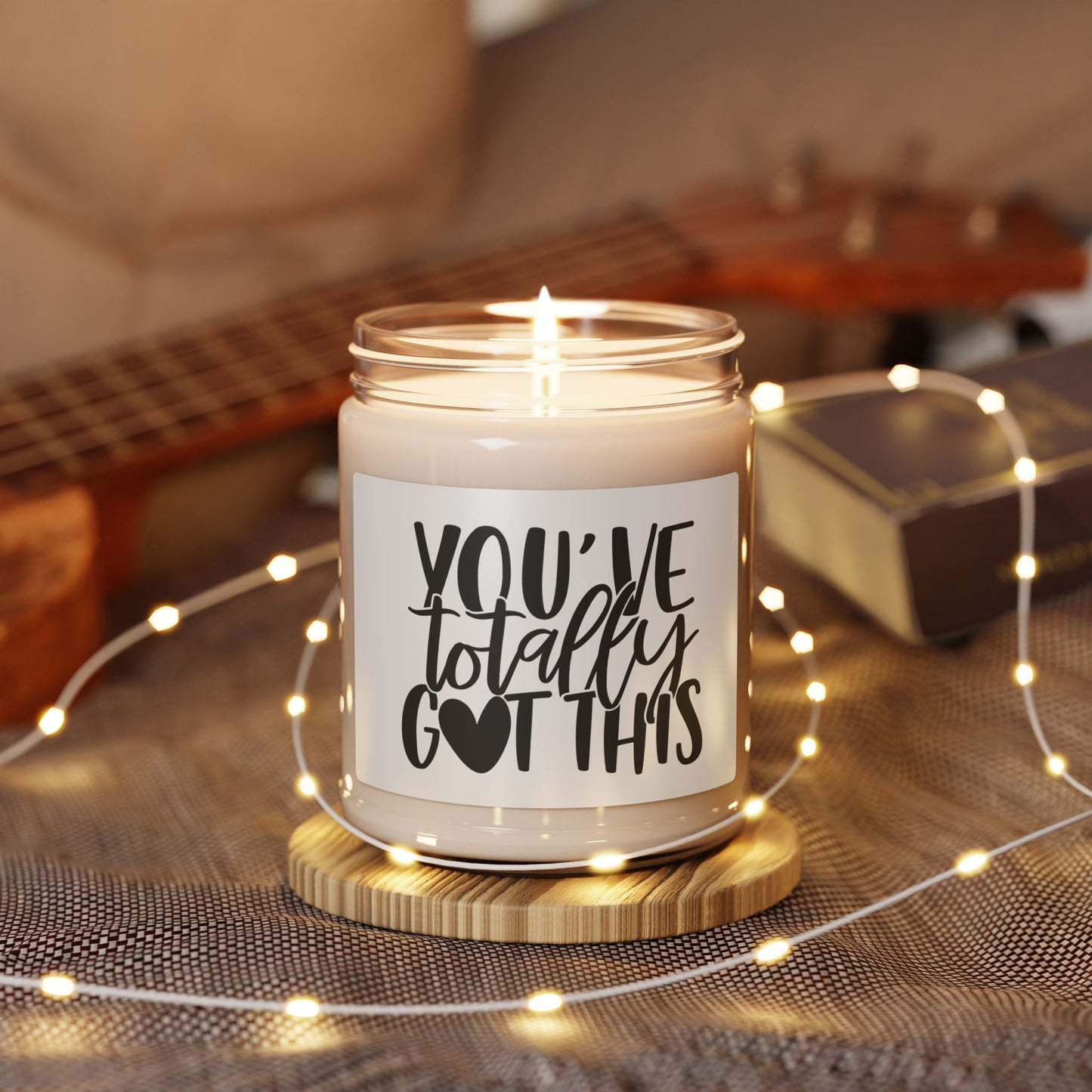 Motivational Scented Soy Candle, 9oz, Aromatherapy Gift, Self-Care, Home Decor, Inspirational Candle, Heartfelt Encouragement