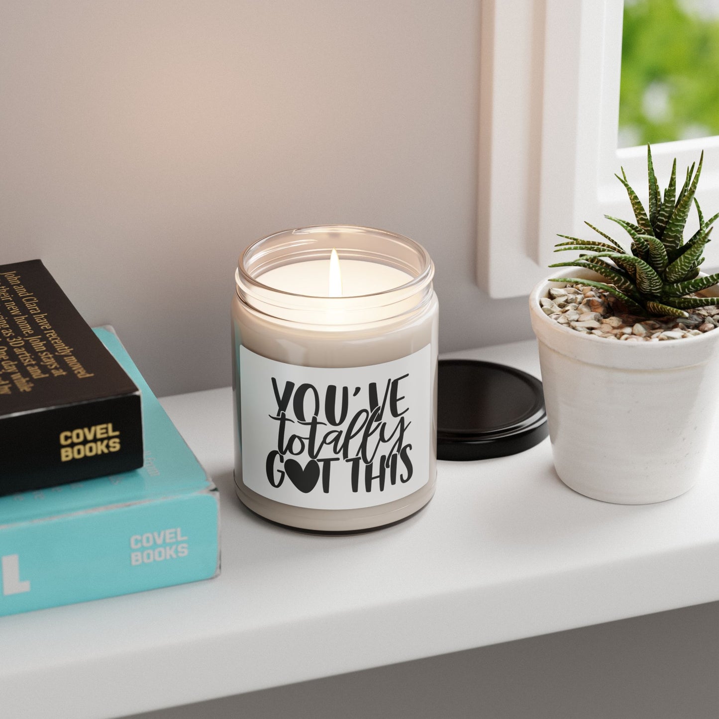 Motivational Scented Soy Candle, 9oz, Aromatherapy Gift, Self-Care, Home Decor, Inspirational Candle, Heartfelt Encouragement
