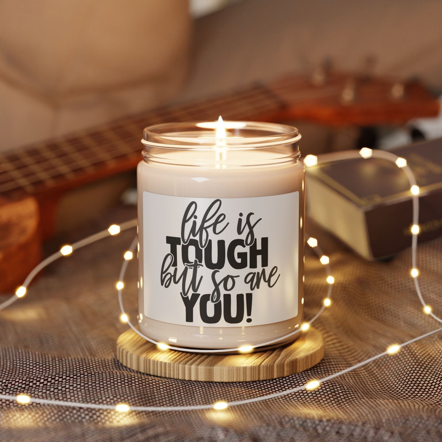 Inspirational Scented Soy Candle | Motivational Gift for Her, Relaxing Home Decor, Self-Care Essential, Encouraging Messages, Aromatherapy