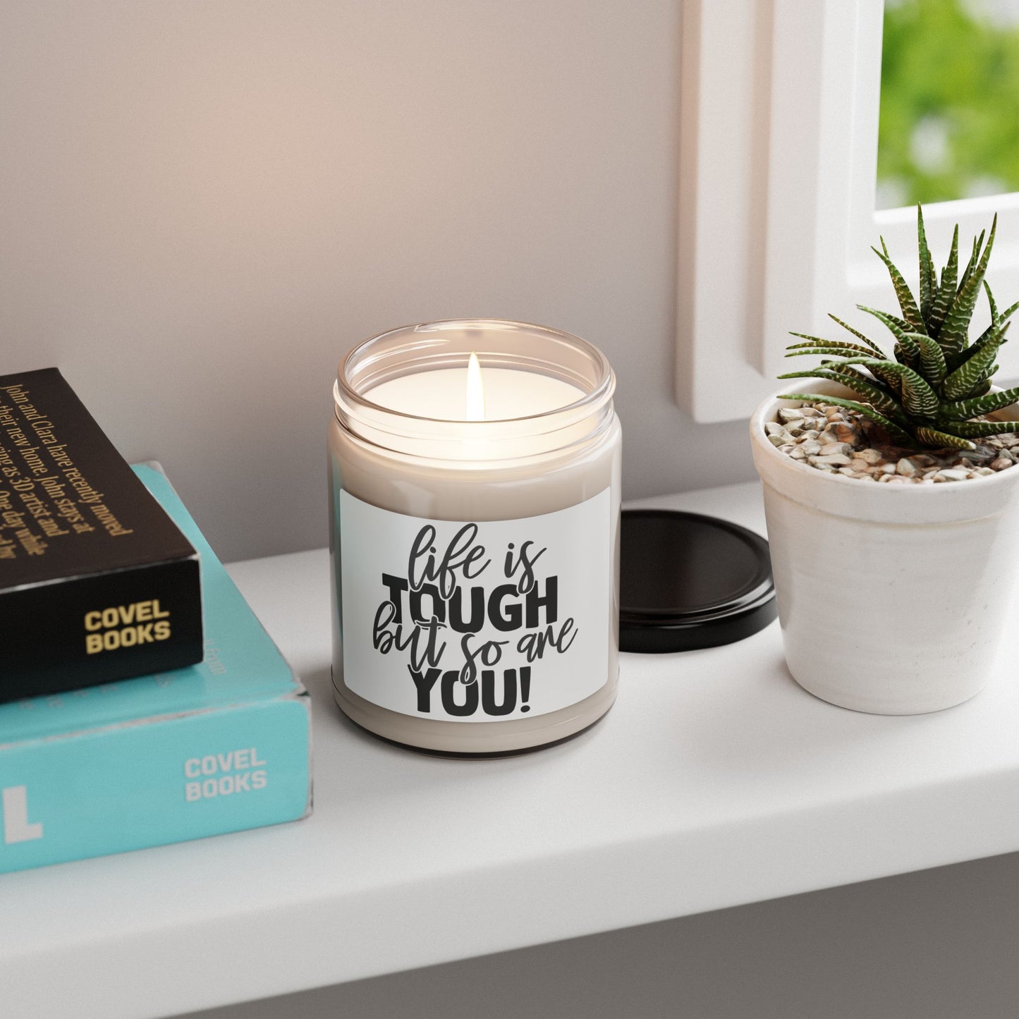 Inspirational Scented Soy Candle | Motivational Gift for Her, Relaxing Home Decor, Self-Care Essential, Encouraging Messages, Aromatherapy