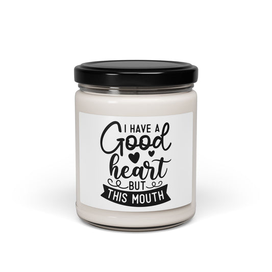 Good Heart Scented Soy Candle - Perfect Gift for Friends, Home Decor, Relaxation, Birthday, Self-Care